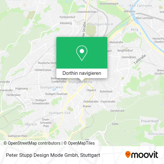 Peter Stupp Design Mode Gmbh Karte