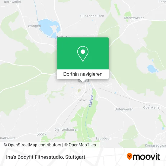 Ina's Bodyfit Fitnesstudio Karte