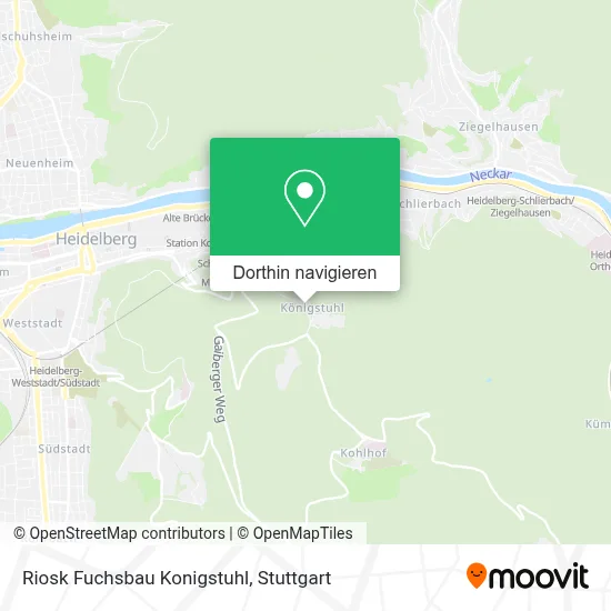 Riosk Fuchsbau Konigstuhl Karte