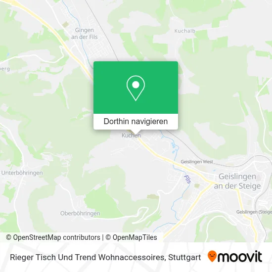 Rieger Tisch Und Trend Wohnaccessoires Karte