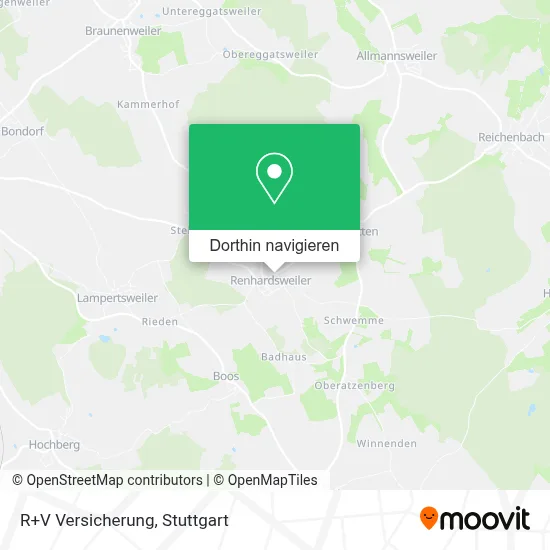 R+V Versicherung Karte