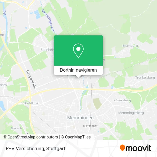 R+V Versicherung Karte