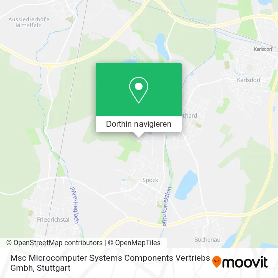 Msc Microcomputer Systems Components Vertriebs Gmbh Karte