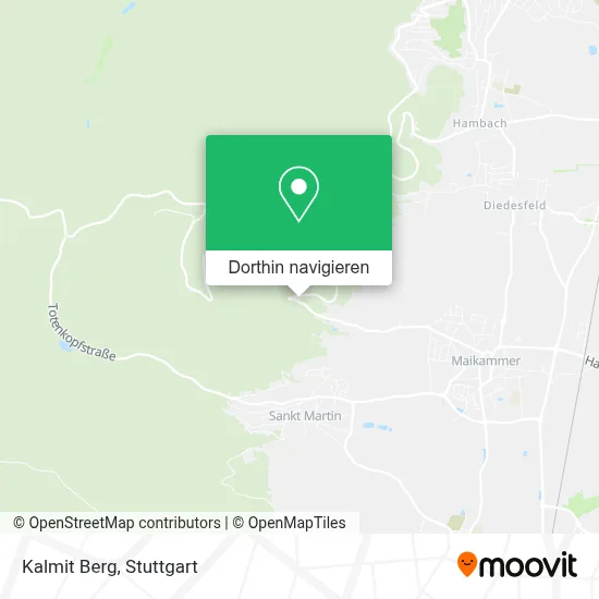 Kalmit Berg Karte