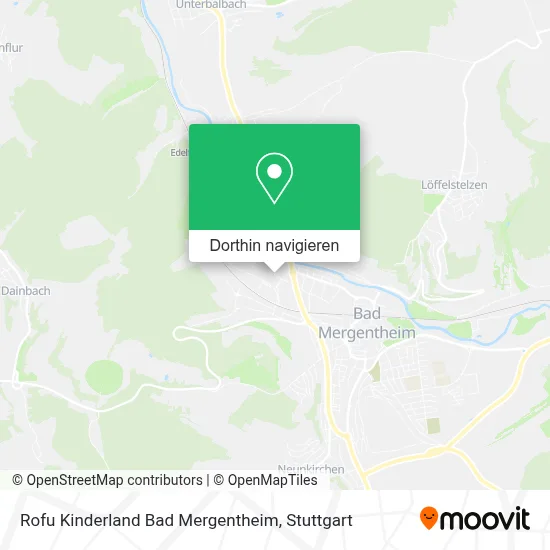 Rofu Kinderland Bad Mergentheim Karte