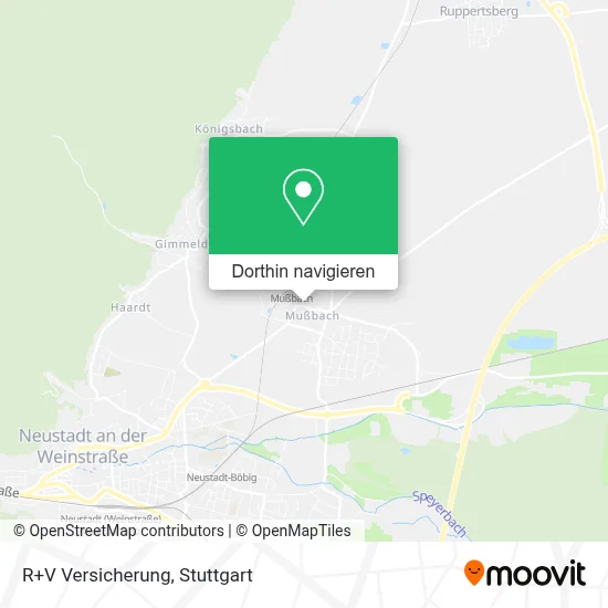 R+V Versicherung Karte