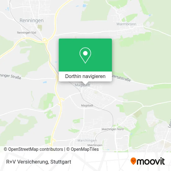 R+V Versicherung Karte