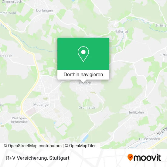 R+V Versicherung Karte