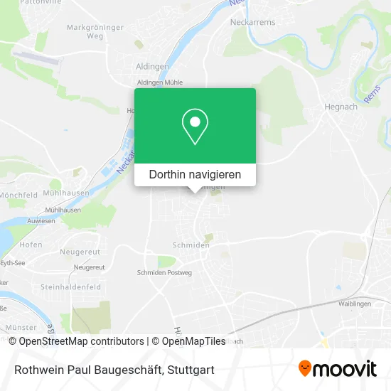 Rothwein Paul Baugeschäft Karte