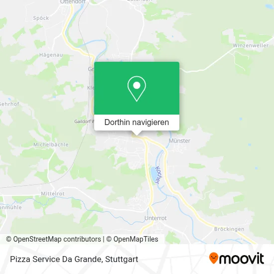Pizza Service Da Grande Karte