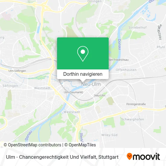 Ulm - Chancengerechtigkeit Und Vielfalt Karte