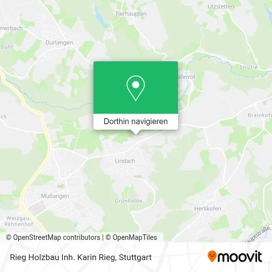 Rieg Holzbau Inh. Karin Rieg Karte