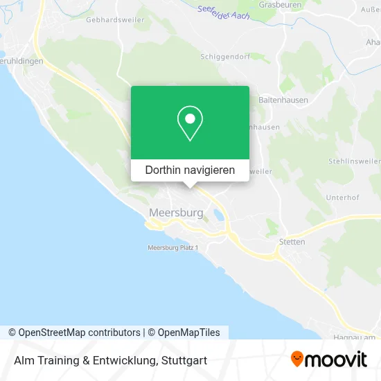 Alm Training & Entwicklung Karte