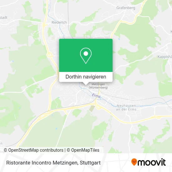 Ristorante Incontro Metzingen Karte