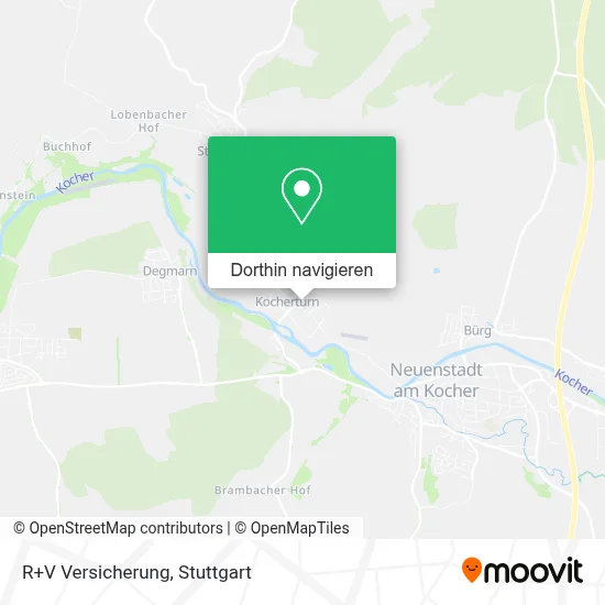 R+V Versicherung Karte