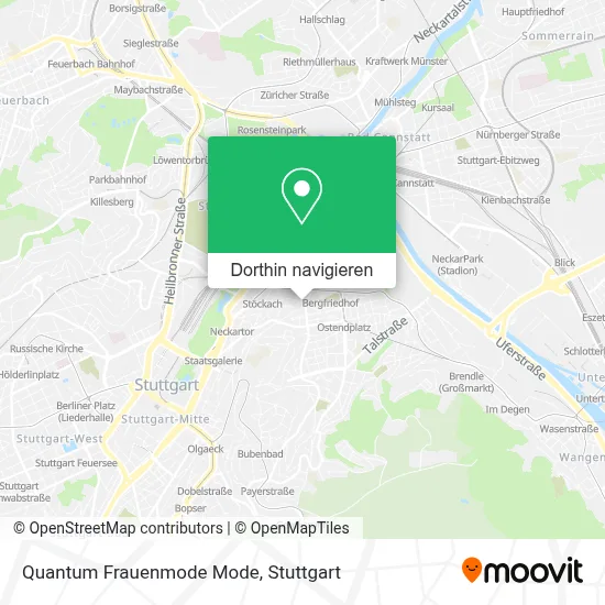 Quantum Frauenmode Mode Karte