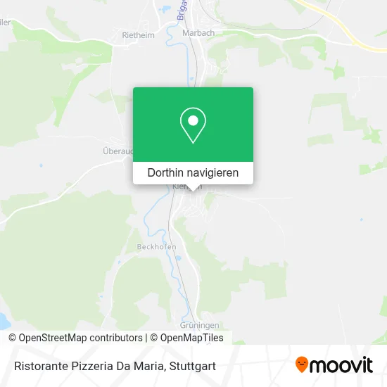 Ristorante Pizzeria Da Maria Karte