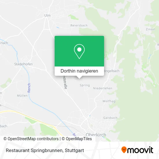 Restaurant Springbrunnen Karte