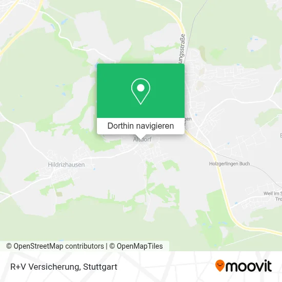 R+V Versicherung Karte