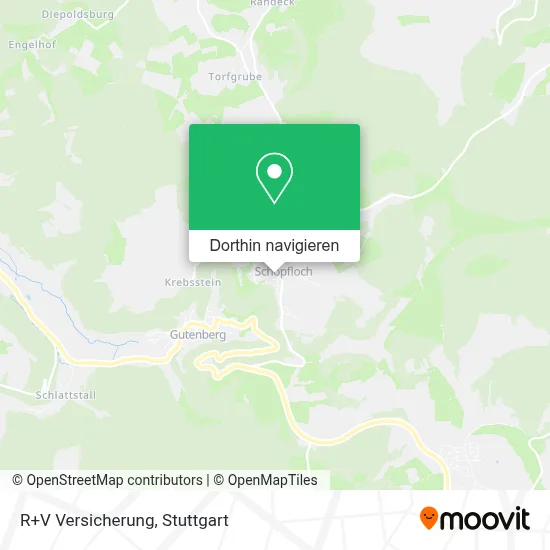 R+V Versicherung Karte