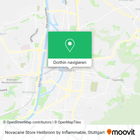 Novacane Store Heilbronn by Inflammable Karte