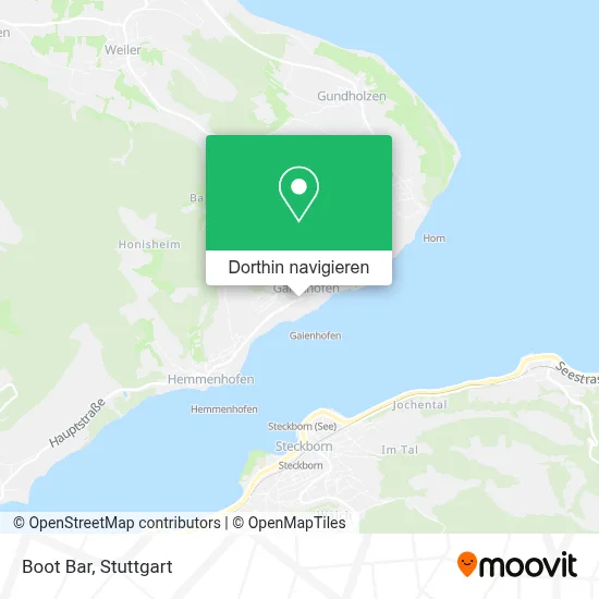 Boot Bar Karte
