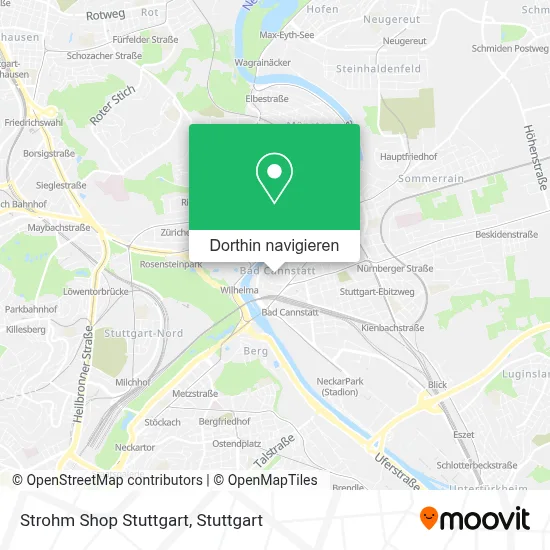 Strohm Shop Stuttgart Karte