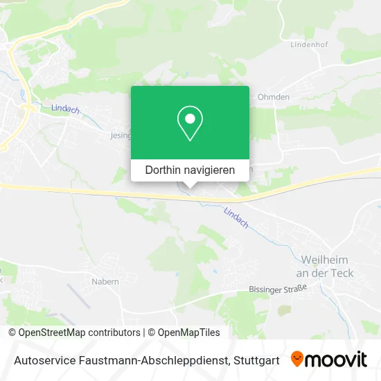 Autoservice Faustmann-Abschleppdienst Karte