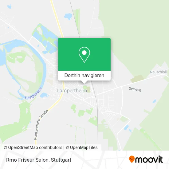 Rmo Friseur Salon Karte