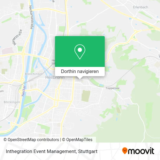 Inthegration Event Management Karte