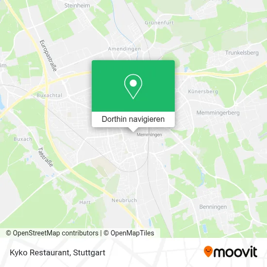 Kyko Restaurant Karte