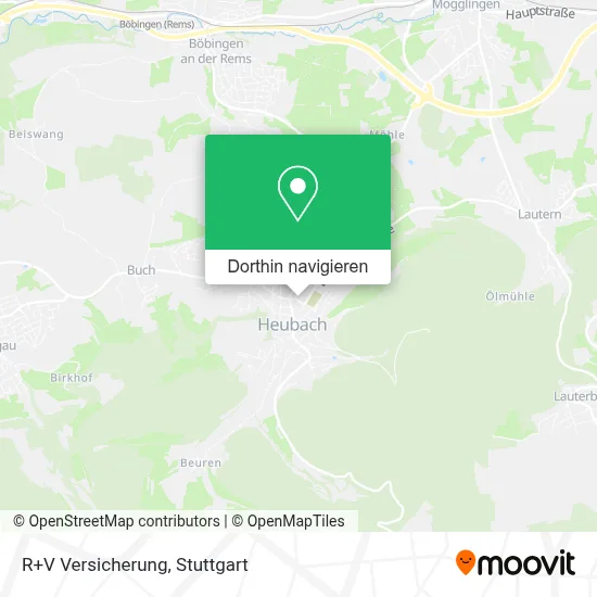 R+V Versicherung Karte
