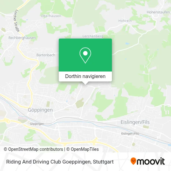 Riding And Driving Club Goeppingen Karte