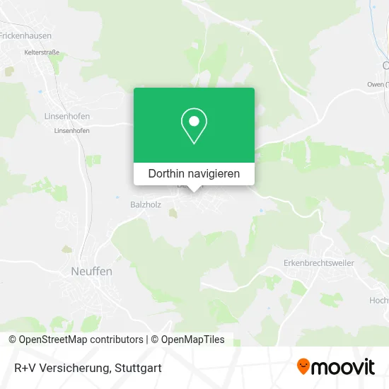 R+V Versicherung Karte