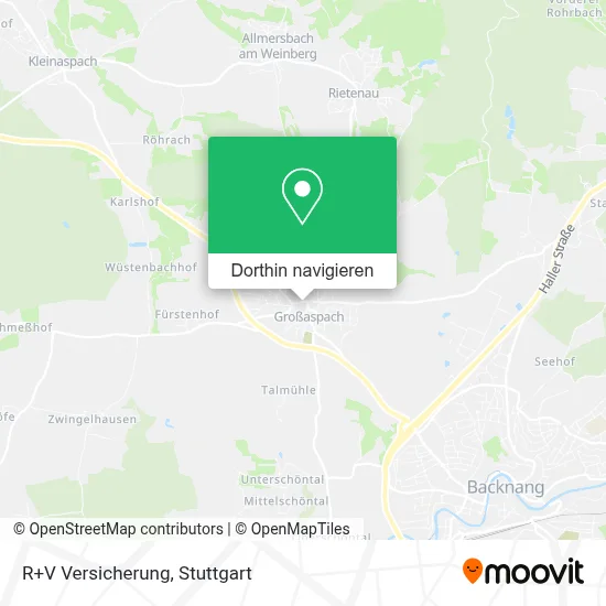 R+V Versicherung Karte