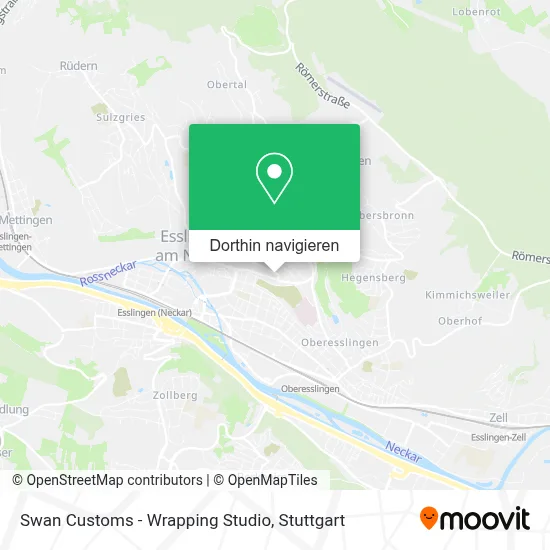 Swan Customs - Wrapping Studio Karte