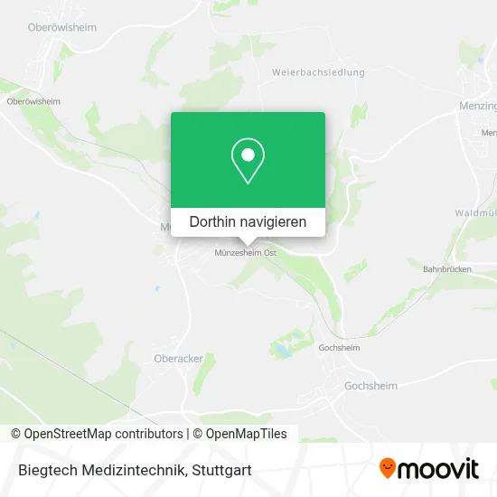 Biegtech Medizintechnik Karte