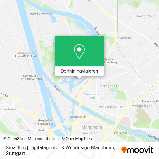 Smarttec | Digitalagentur & Webdesign Mannheim Karte