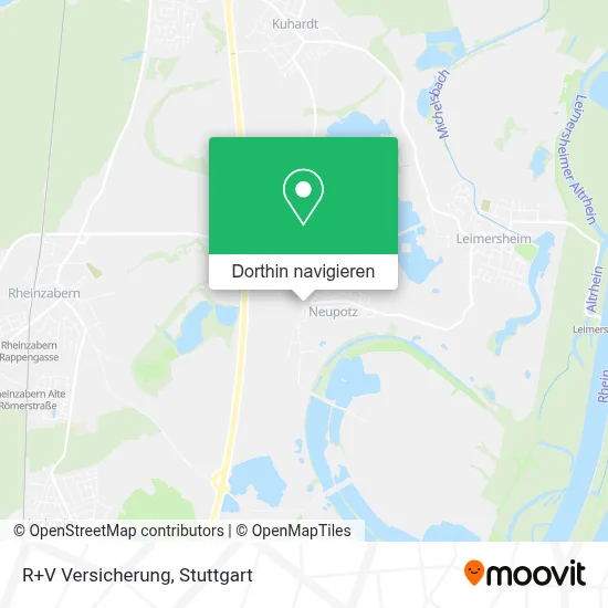 R+V Versicherung Karte