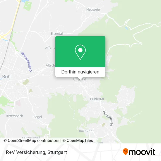 R+V Versicherung Karte