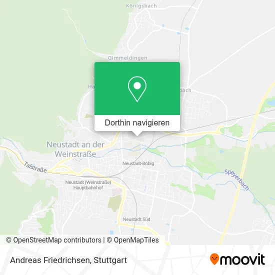 Andreas Friedrichsen Karte