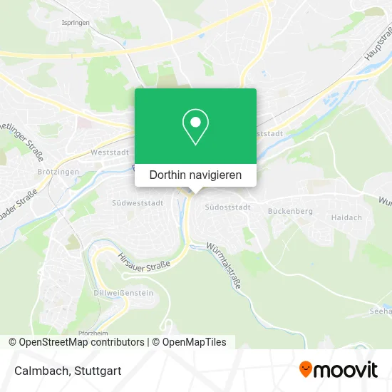 Calmbach Karte