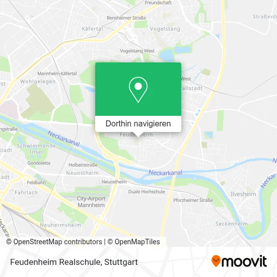 Feudenheim Realschule Karte