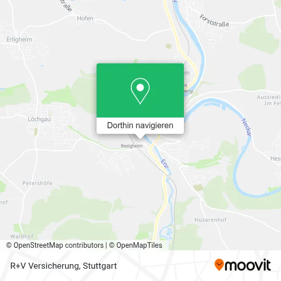 R+V Versicherung Karte
