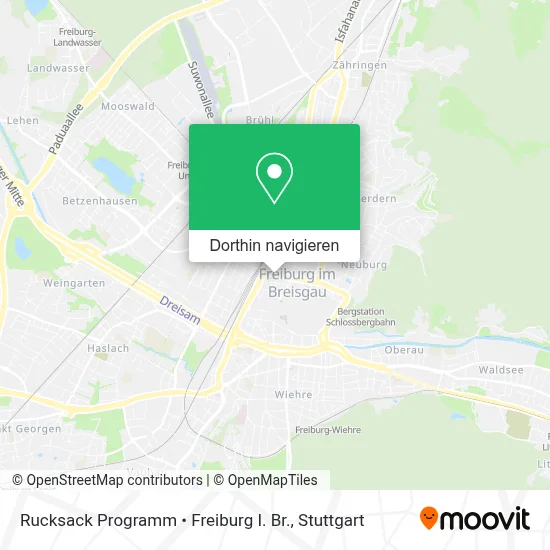 Rucksack Programm • Freiburg I. Br. Karte