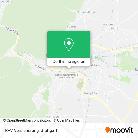 R+V Versicherung Karte