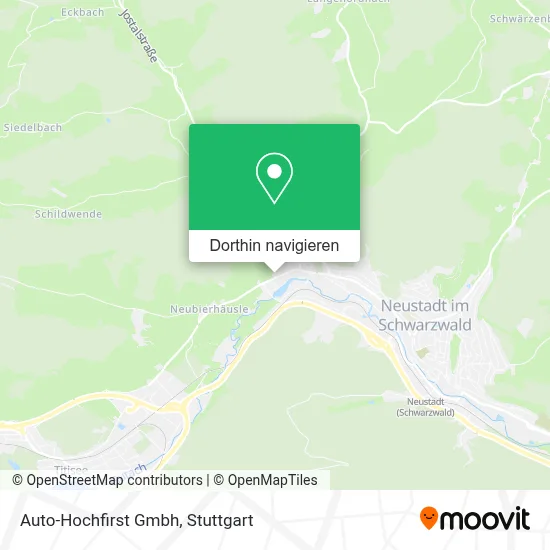 Auto-Hochfirst Gmbh Karte
