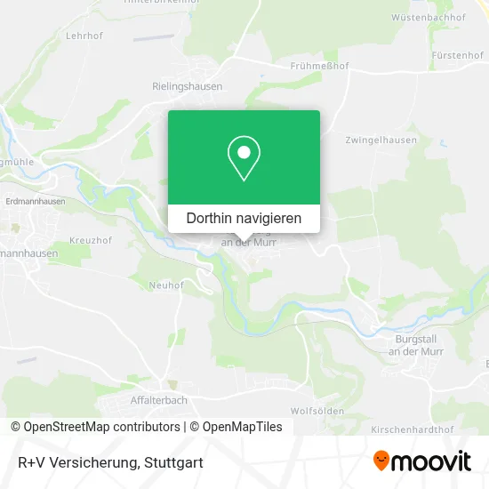 R+V Versicherung Karte
