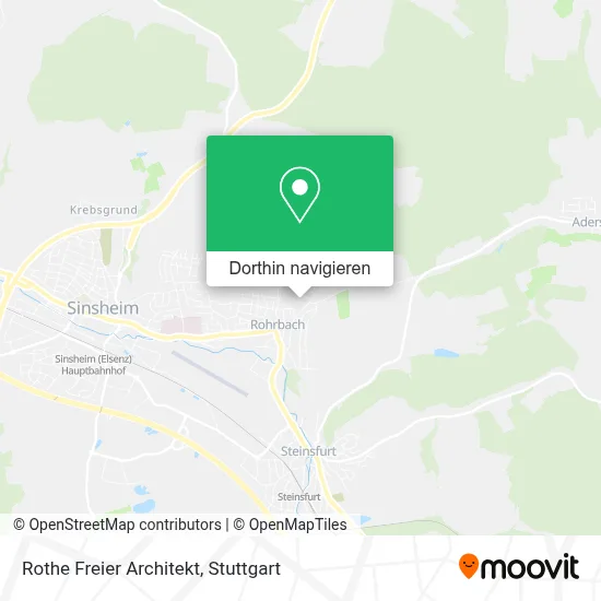 Rothe Freier Architekt Karte