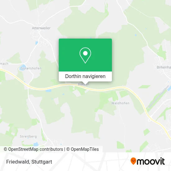Friedwald Karte